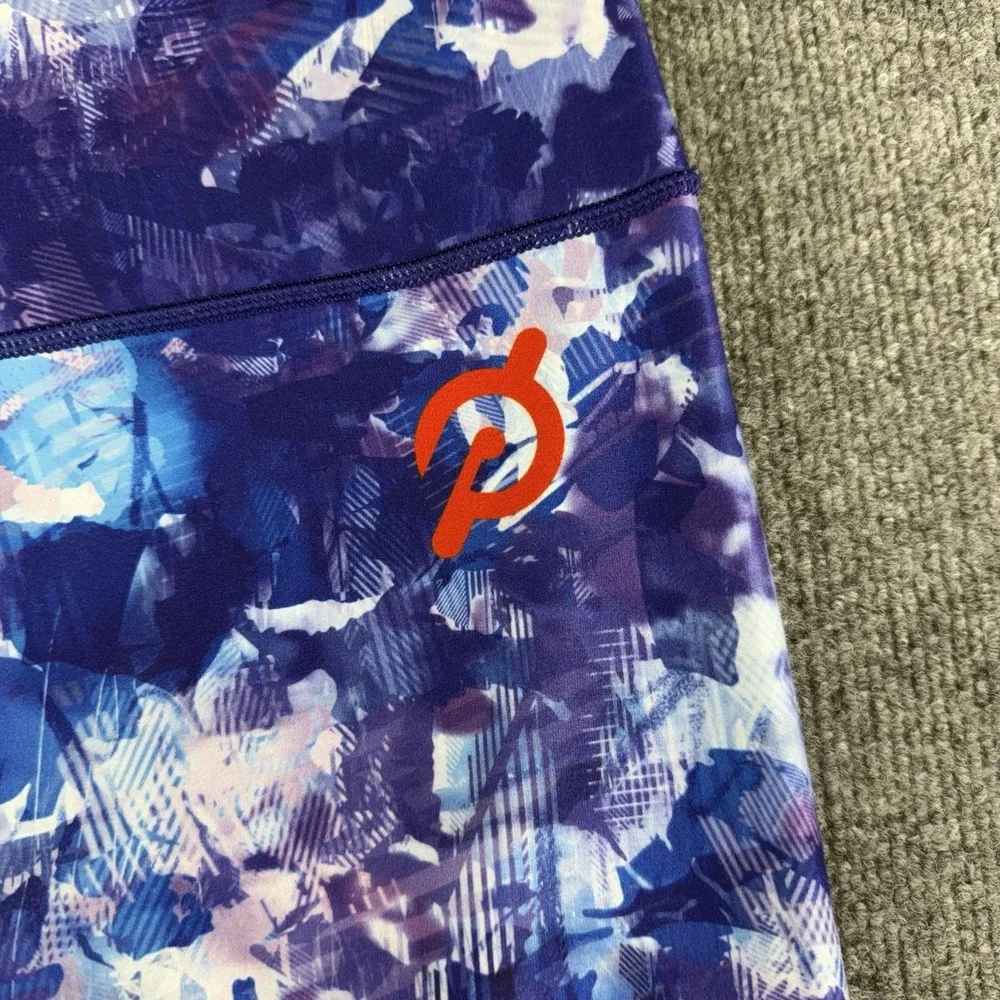 Wear It To‎ Heart Outfit Womens 2XL Blue Tie Dye Peloton Bra Leggings Yoga Set