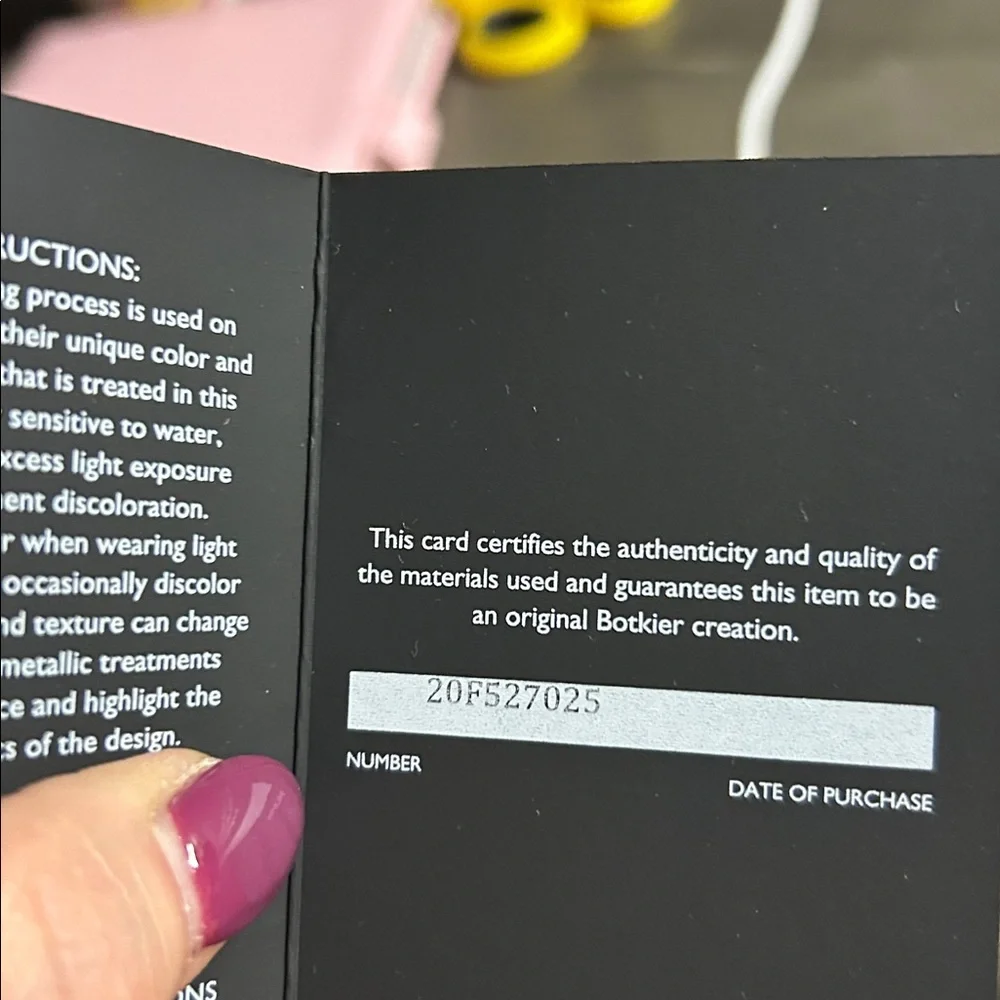 Botkier key details