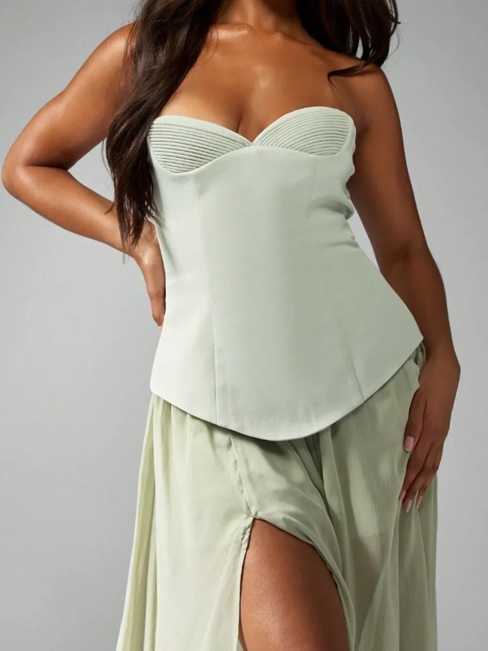 N/A elegant strapless