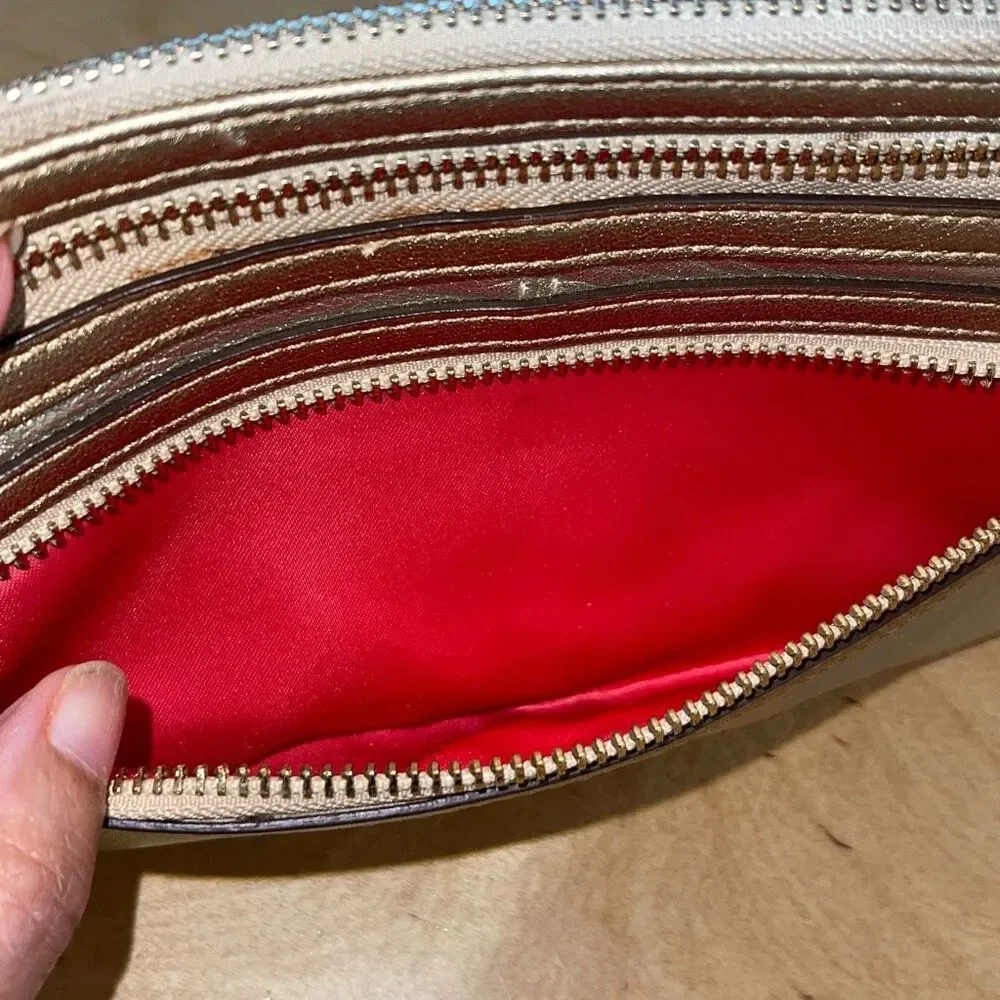 Coach title leather