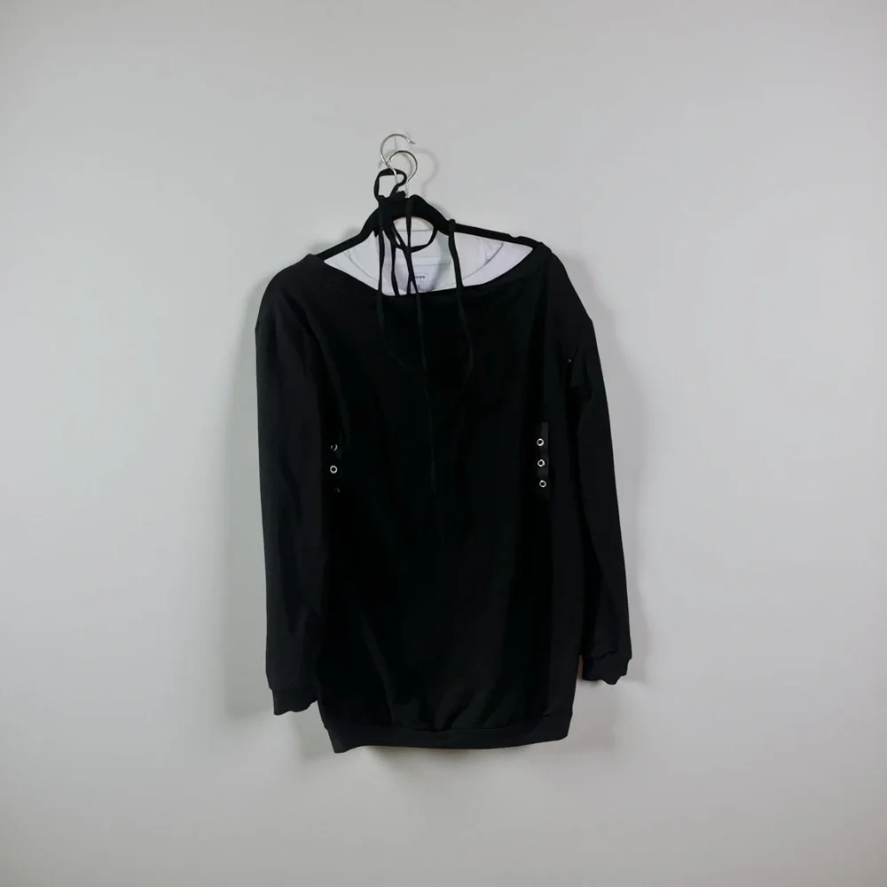 Elegant Black Long Sleeve‎ Dress.  CAJA. # 1 F