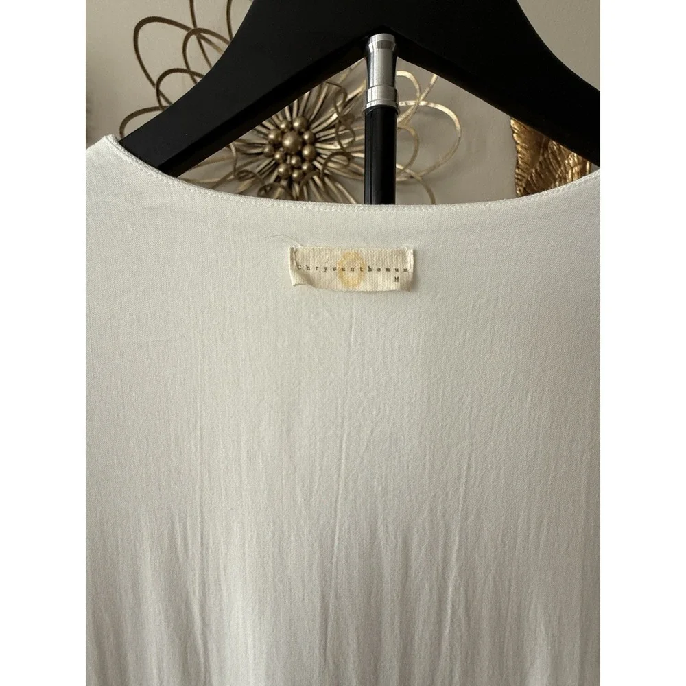 Chrysanthemum linen blend