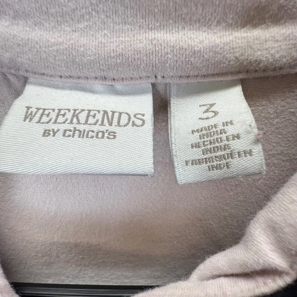 Weekends by Chicos measurements pit