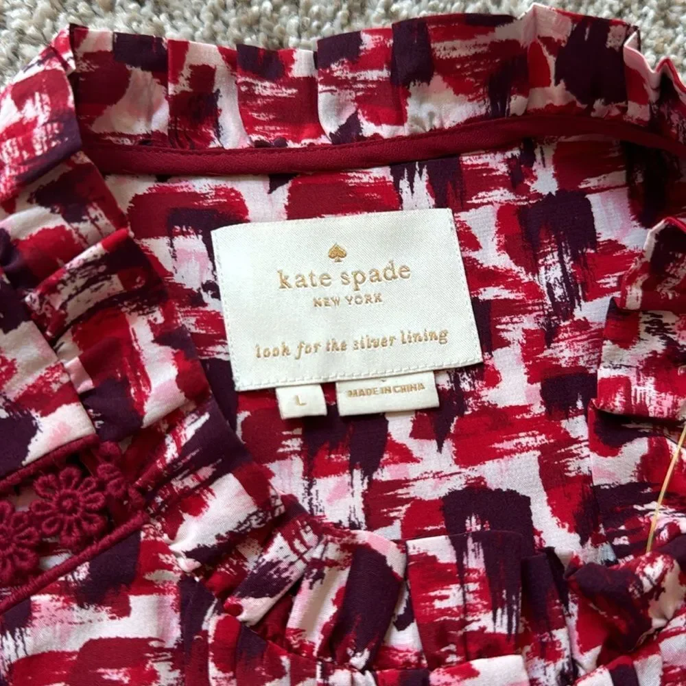 kate spade 100% silk