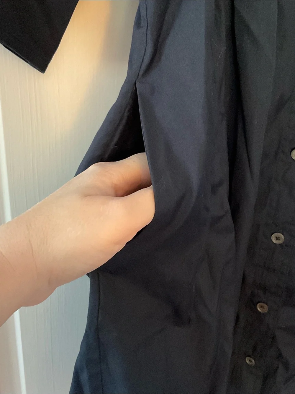 Madewell sculptural sleeve