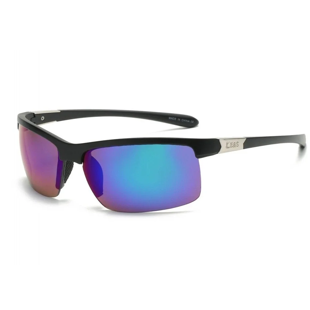 KE&S Men's Sunglasses Mirrored Lens Sport‎ Driving Fishing Golf Outdoor Workers