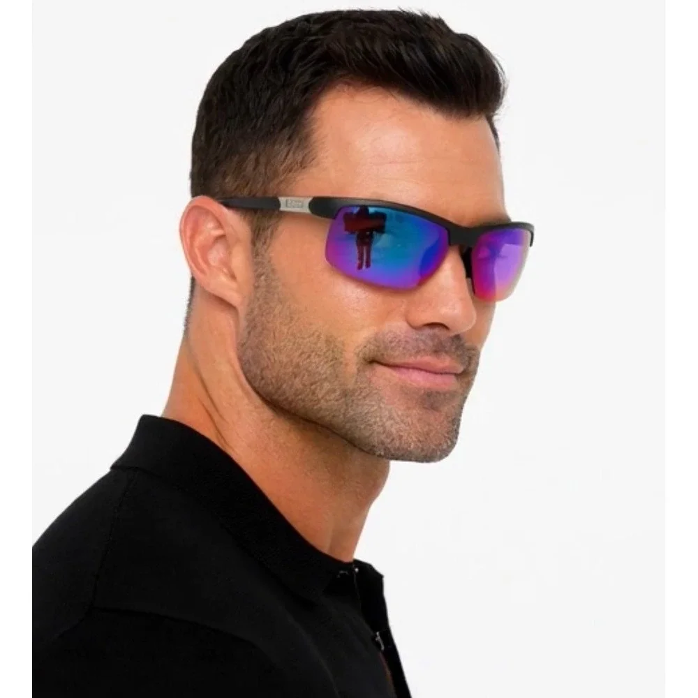 KE&S Men's Sunglasses Mirrored Lens Sport‎ Driving Fishing Golf Outdoor Workers