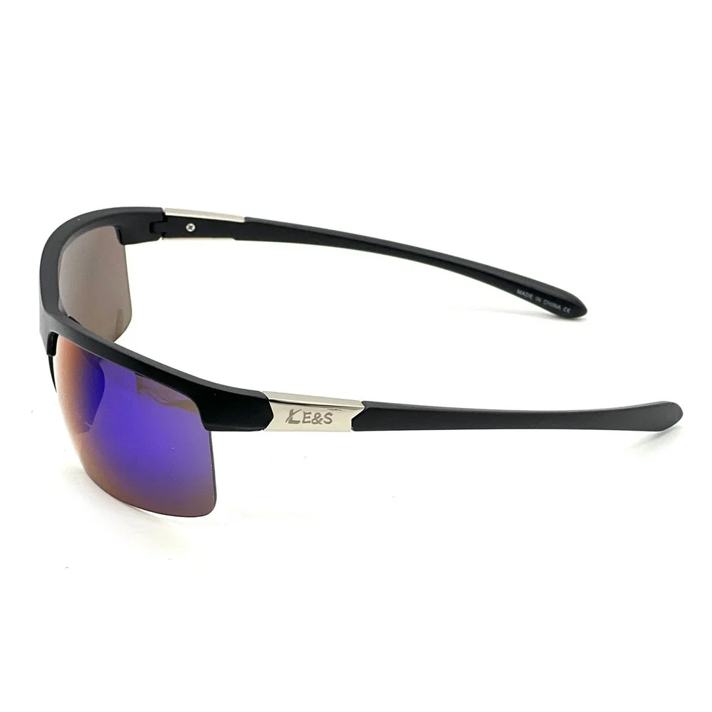 KE&S Men's Sunglasses Mirrored Lens Sport‎ Driving Fishing Golf Outdoor Workers