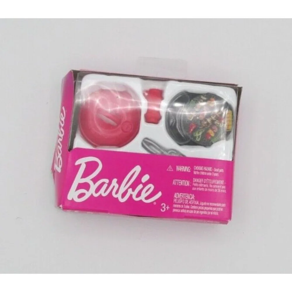 Barbie Accessory Pack Barbecue BBQ Accessories new in damaged packaging