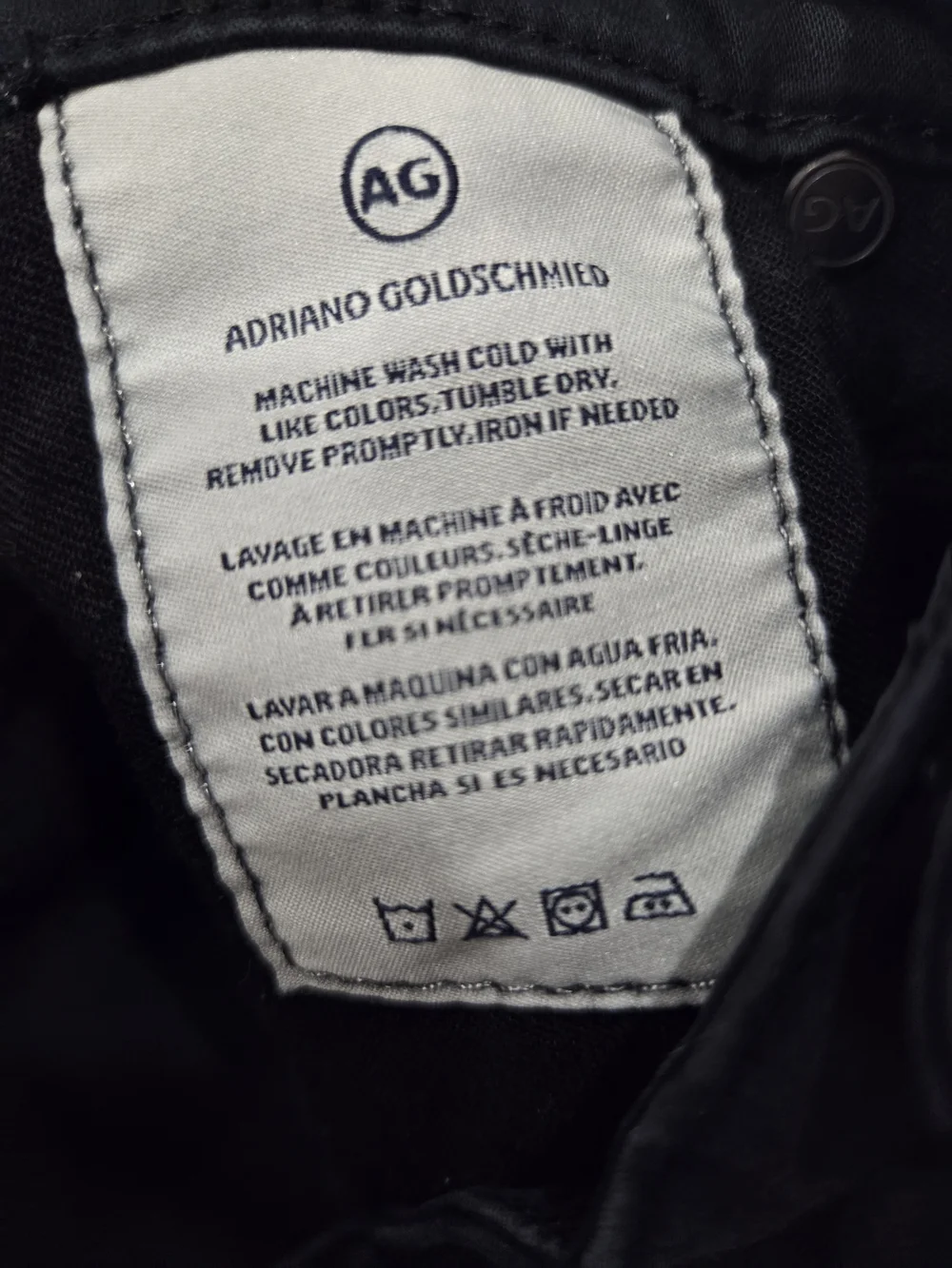Ag Adriano Goldschmied prima crop