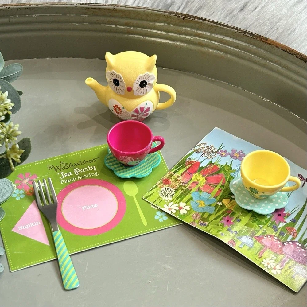 American Girl WellieWishers Tea for Two Party Set‎ 2016 RETIRED Replacements