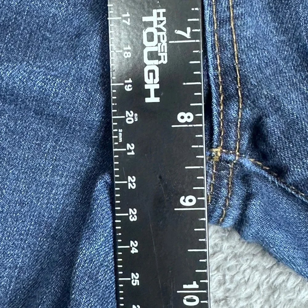 KUT from the Kloth Skinny Jeans‎ Womens 8 Blue Raw Tulip Hem Ankle Stretch Denim
