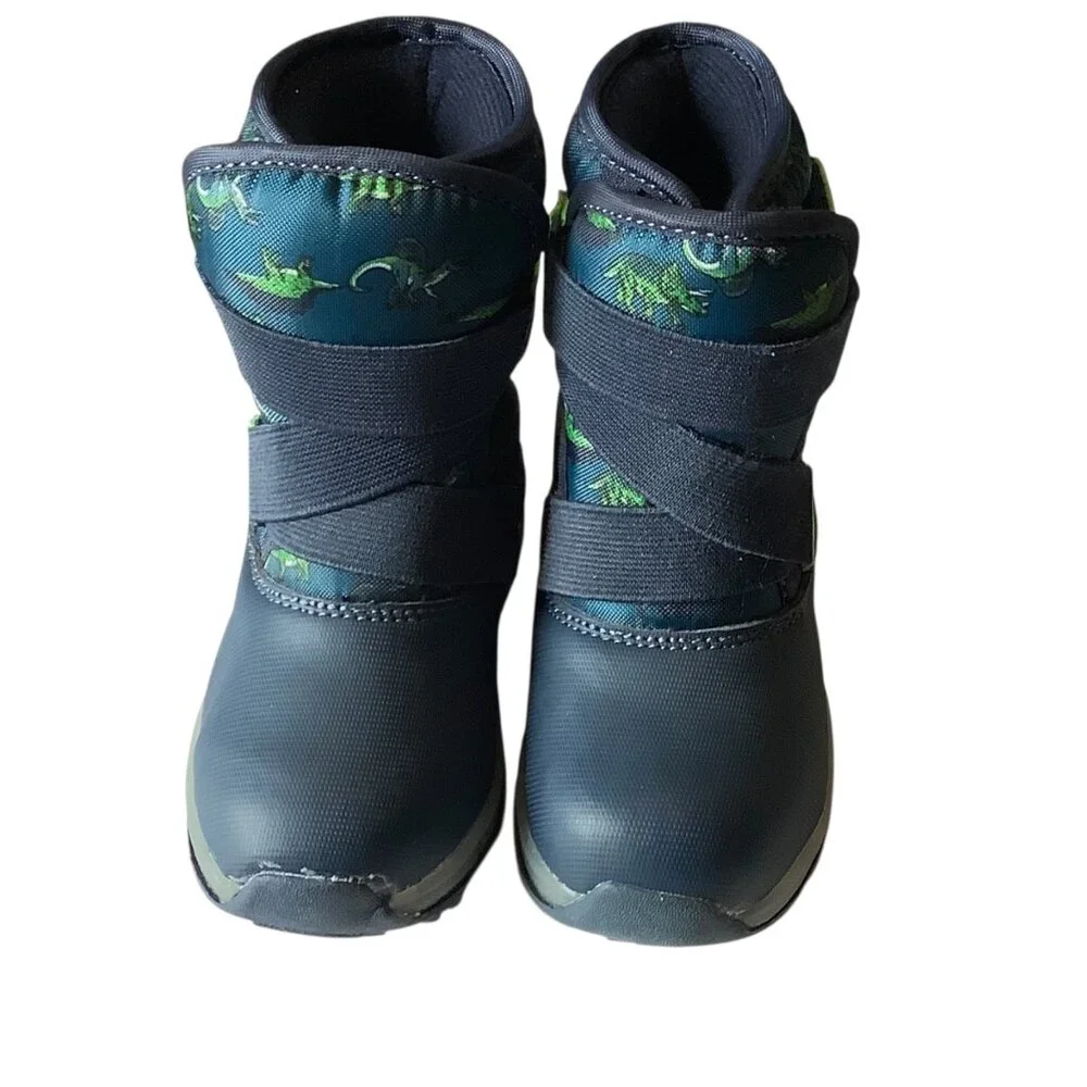 Carters Legolas‎ Boys Dinosaur Print Winter Snow Boots Size 7M