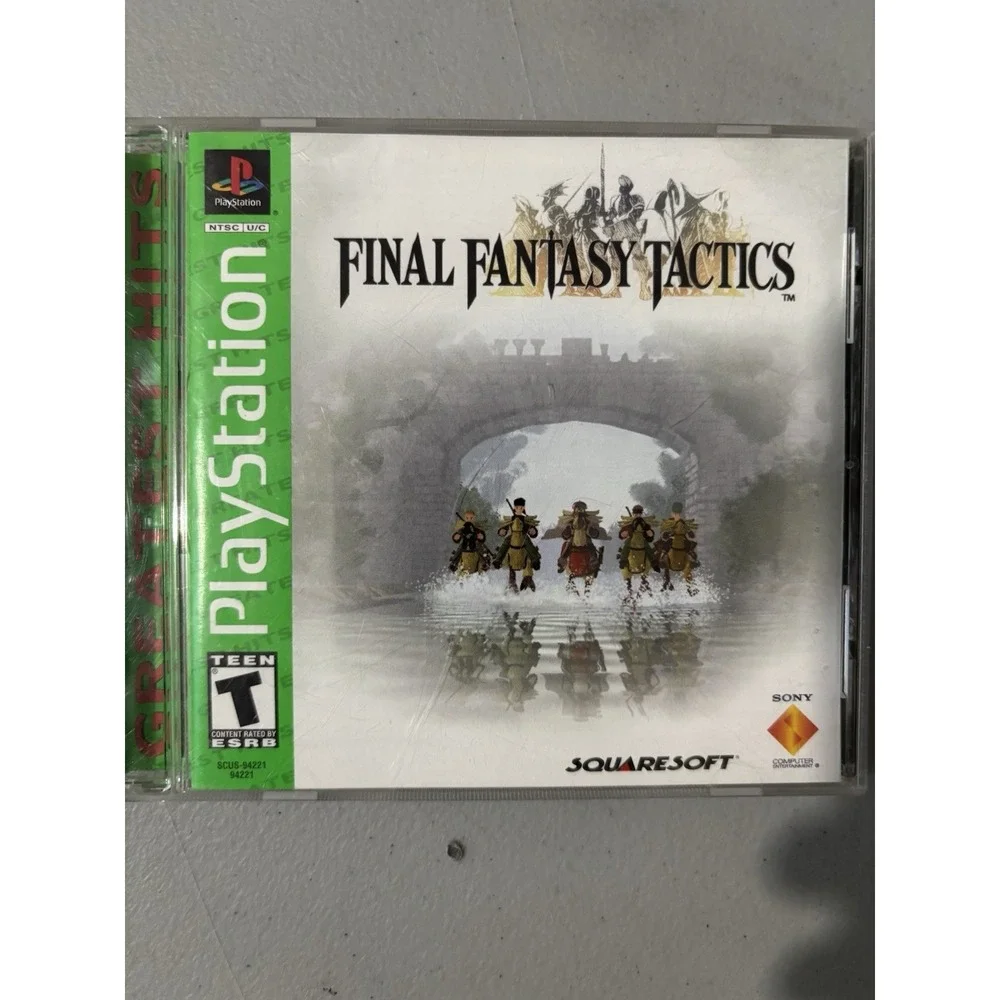 Final Fantasy Tactics (Sony PlayStation 1, 1998) PS1 PSOne PSX 2 3 CIB‎