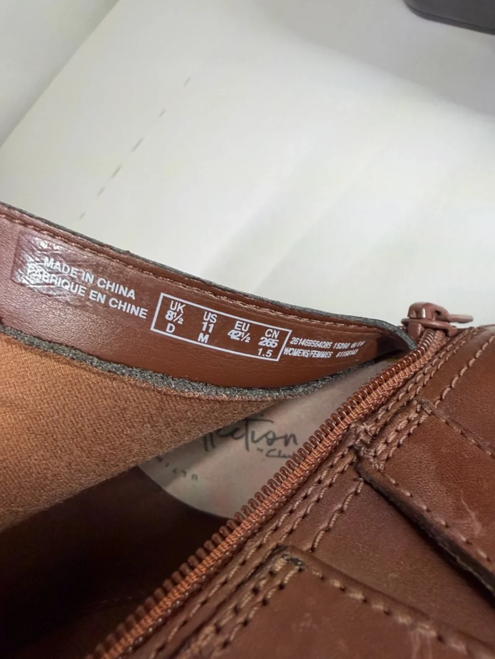Clarks classic brown