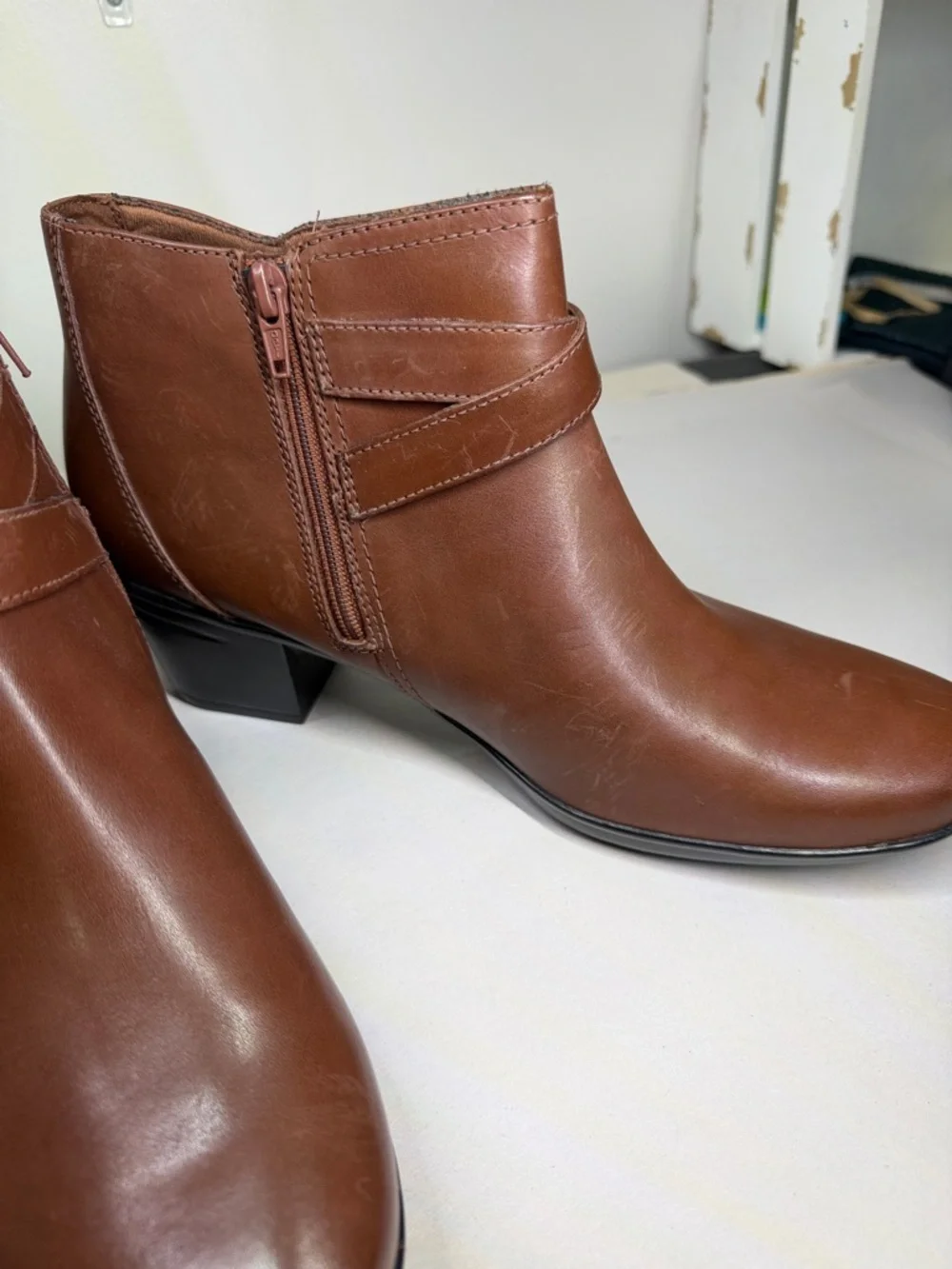 Clarks classic brown