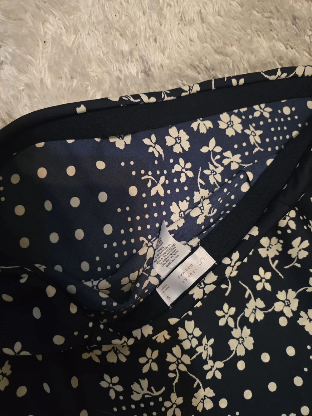 LC Lauren Conrad satin navy
