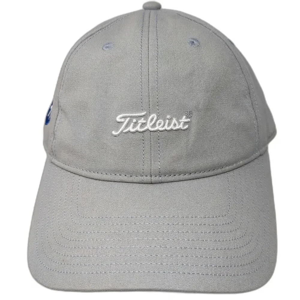 Titleist Baseball Cap Gray OSFM Golf ACCA The Launch Embroidered Slideback Hat