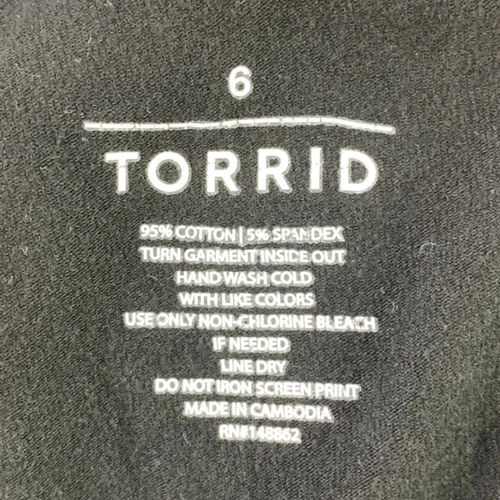 torrid measurements waist