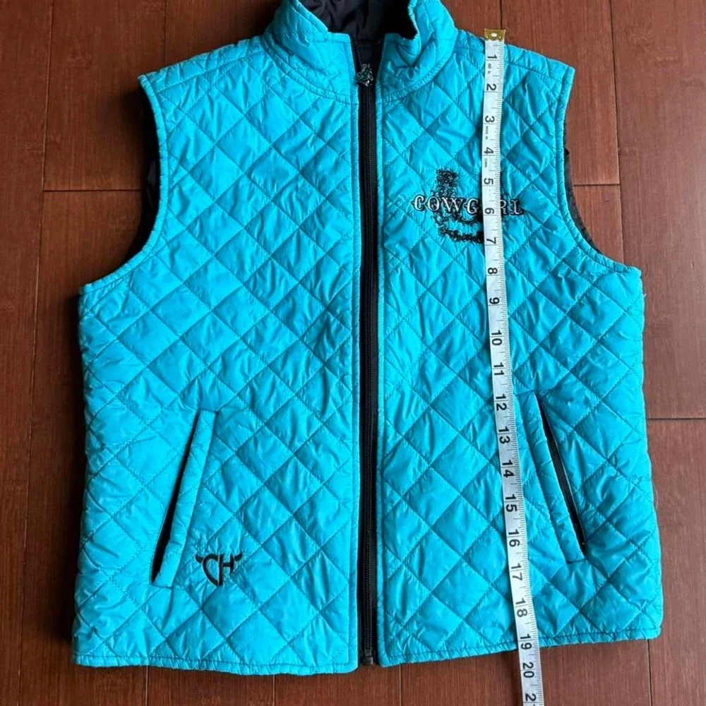 N/A blue quilted
