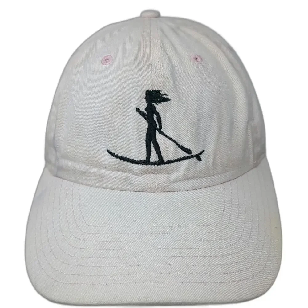 Champion Baseball Cap Pink One Size Paddleboard SUP Embroidered Logo Cotton Hat