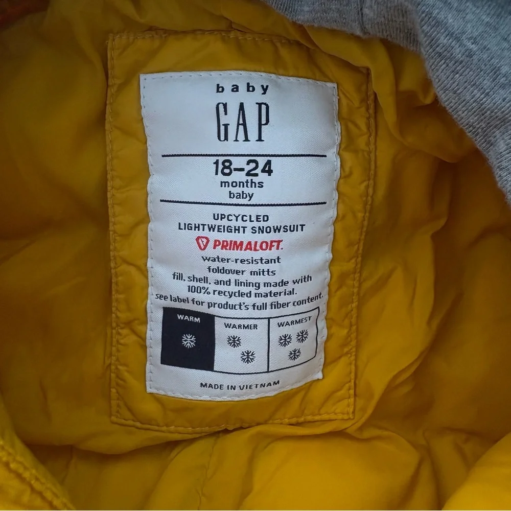 GAP lightweight yellow