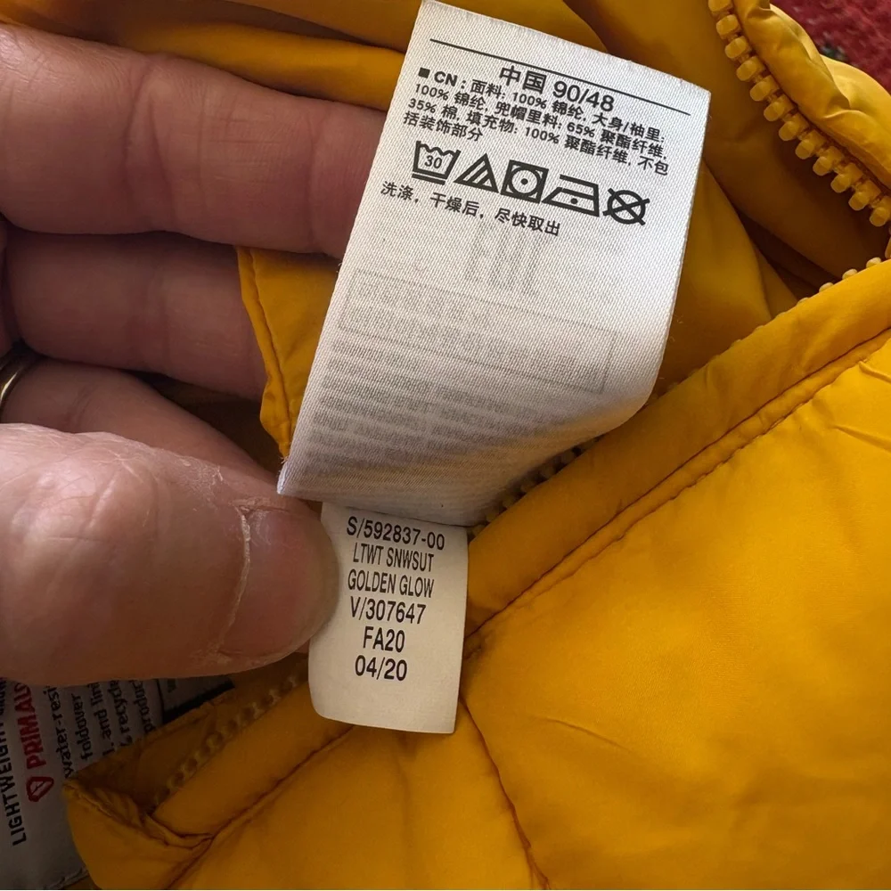 GAP lightweight yellow