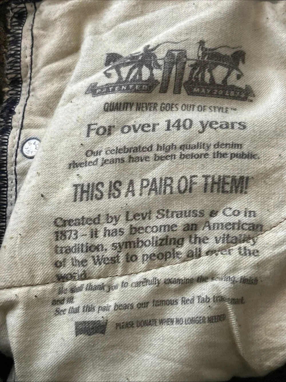Levis product pair