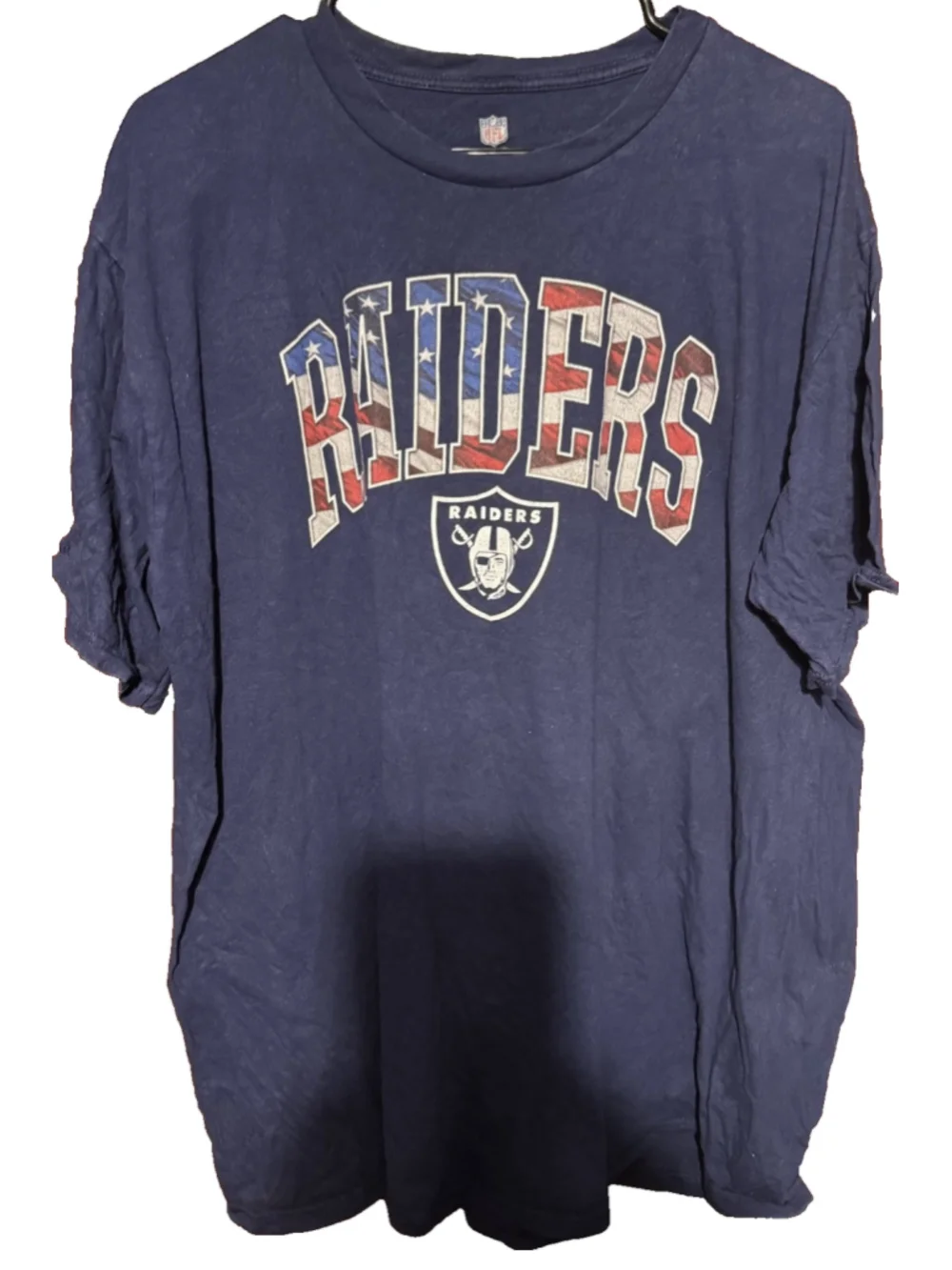 Las Vegas Oakland LA Raiders NFL Blue Tee Men sz XL