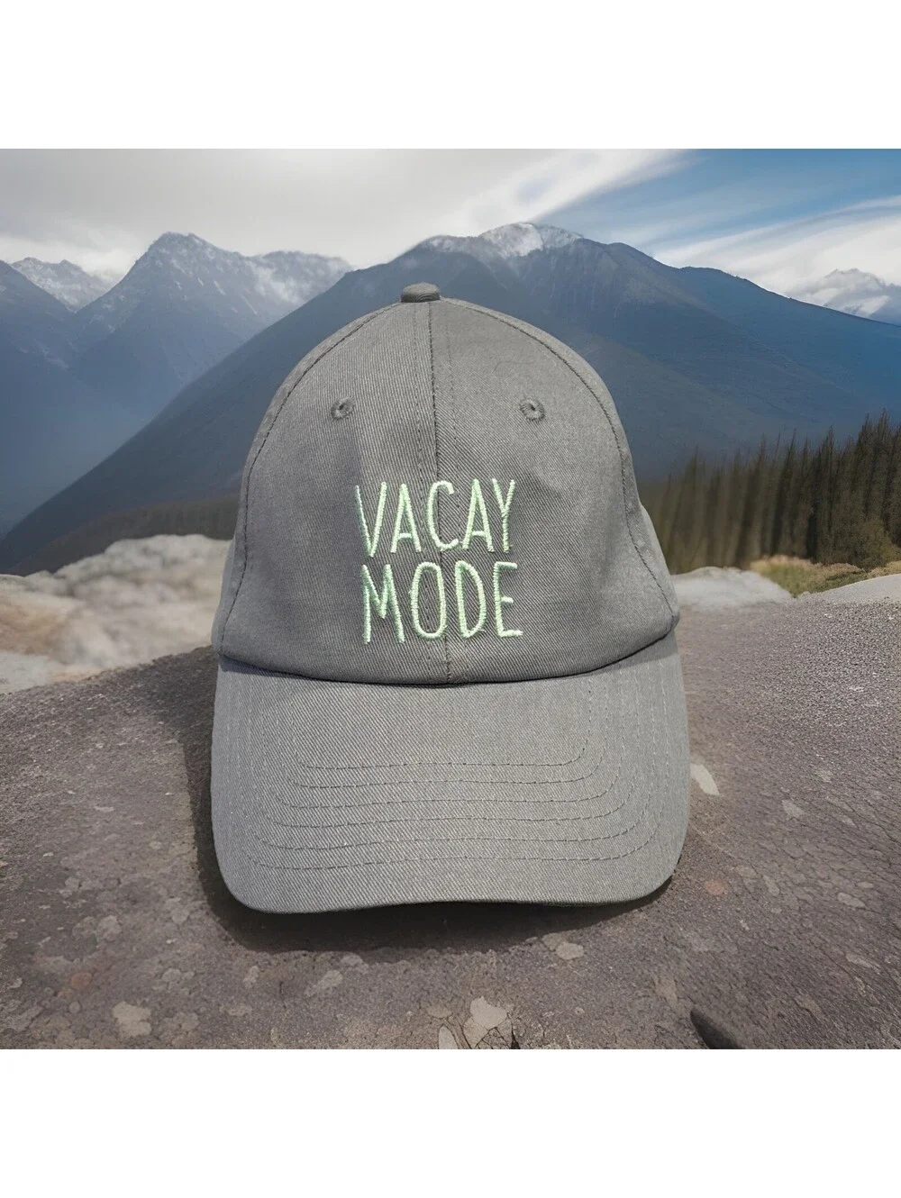Vacay Mode Beach Fun Sand Ocean Islands Relaxation Baseball Cap Hat