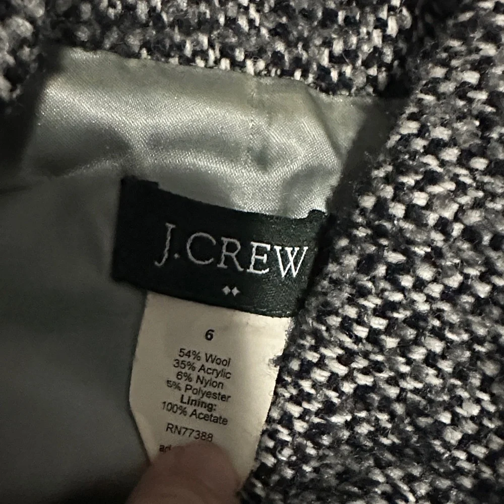 J.Crew  Gray Tweed Coat