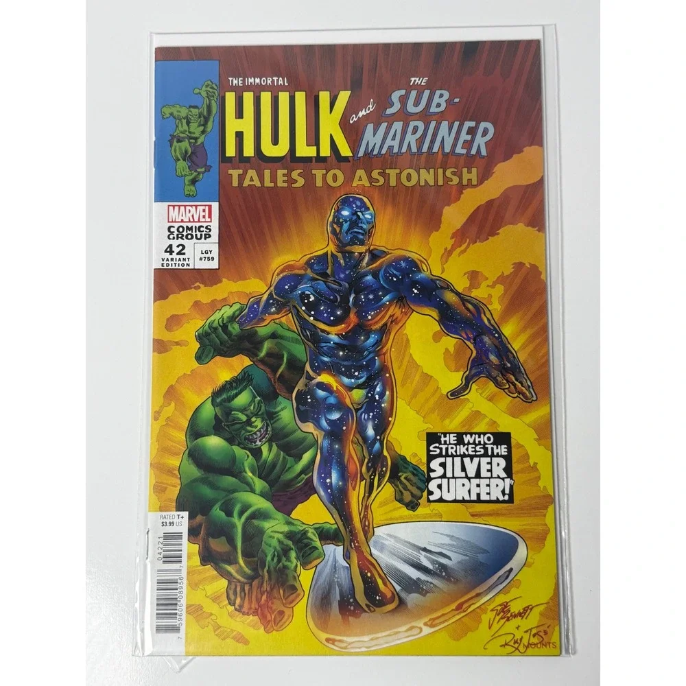 Immortal Hulk 42 Variant Tales to Astonish Silver Surfer‎ Marvel Comics 2021
