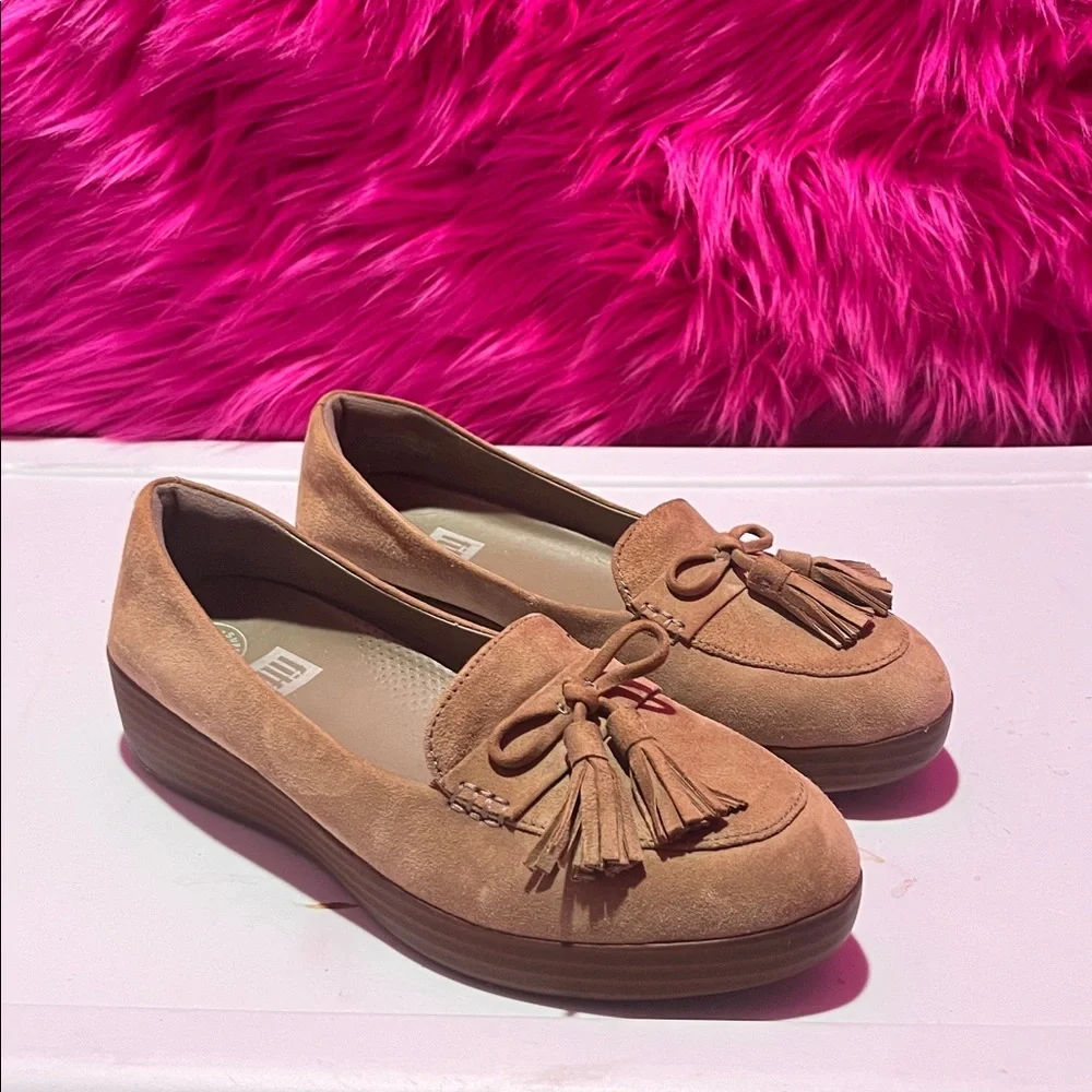 Fitflop sole slip loafers