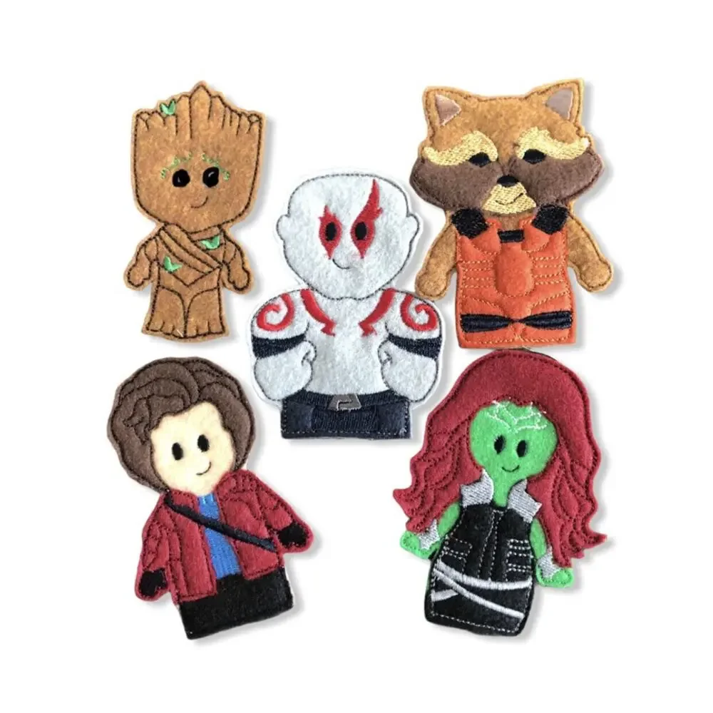 NEW Handmade Guardians Of The Galaxy Finger Puppet Set