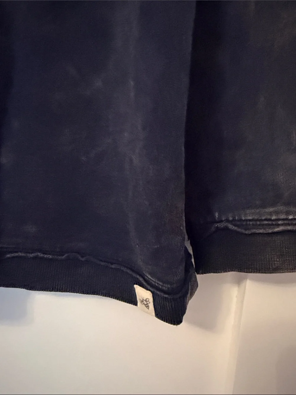 Burt's Bees Baby Navy Quarter-Zip Hoodie