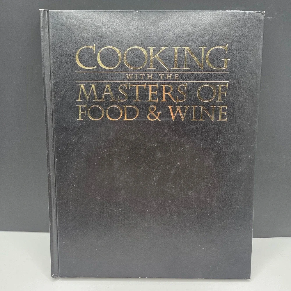 Cooking With The Masters Of Food & Wine Hardcover Kathleen DeVanna Fish Cookbook