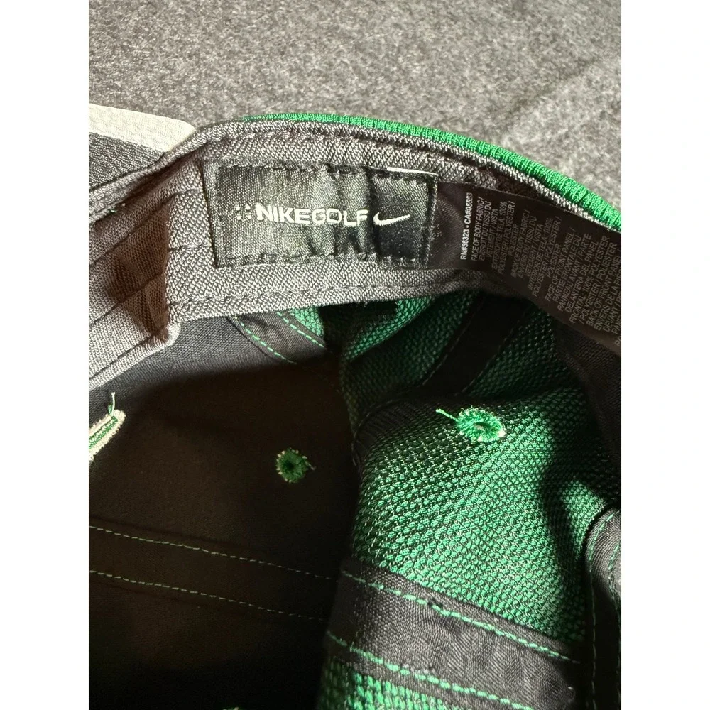 Nike Golf Dri-FIT Mesh Adjustable Hat Green Swoosh Logo Cap NWT