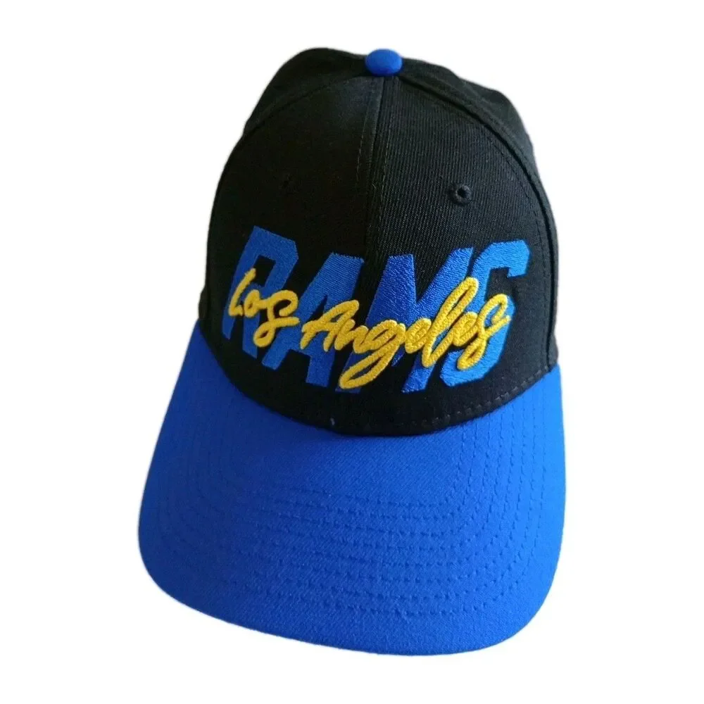 New Era Los Angeles Rams NFL 2022 Draft 59FIFTY Fitted Hat Royal Black