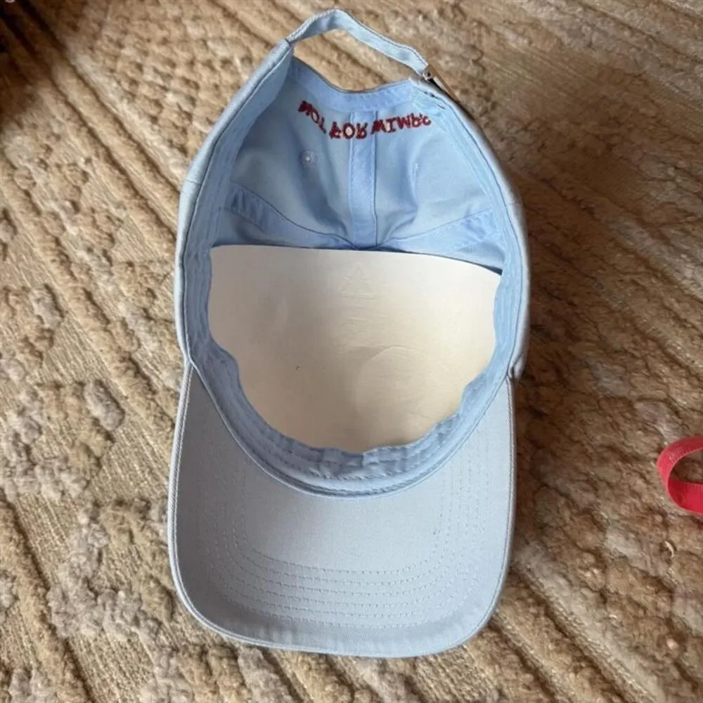Fruit Riot! Not For Wimps Baseball Cap Hat Light Blue Embroidered Adjustable