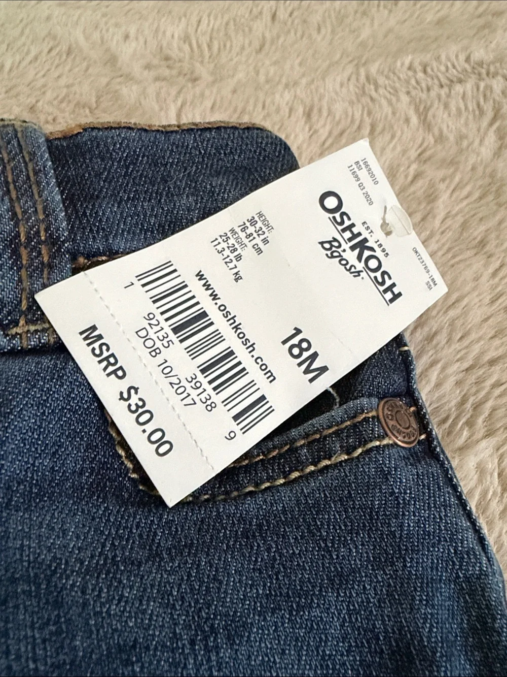 OshKosh Bgosh classic straight