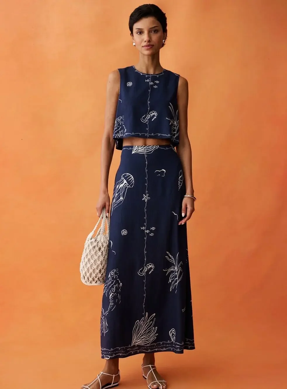New few moda Anaya Sari set $272 blue size 0