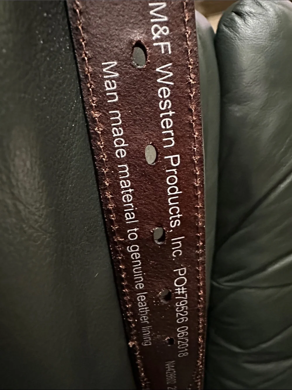 Nocona Belt Co classic brown