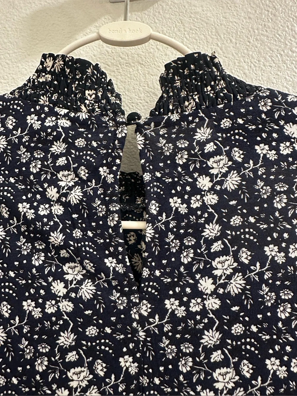 LOFT Floral Puff Sleeve Blouse