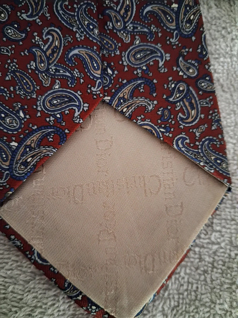 Dior silk tie