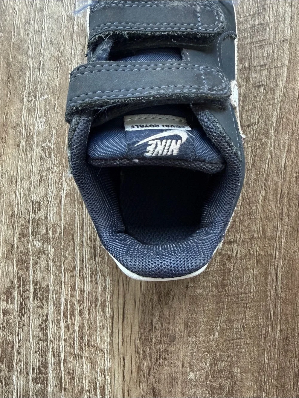 Nike Court Royale TDV Obsidian White Toddler Shoes Size 5C