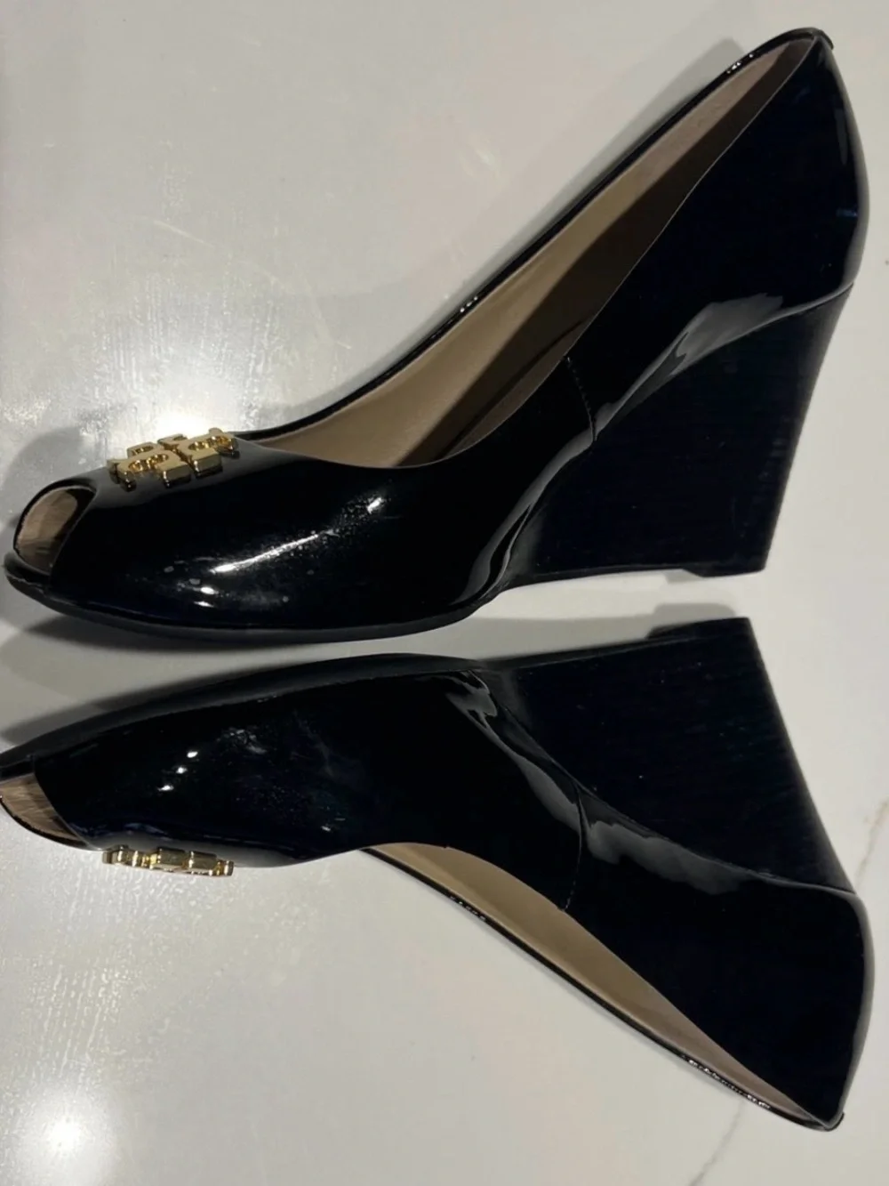 Tory Burch glossy black