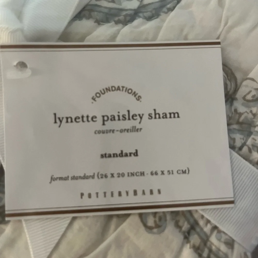 Pottery Barn barn sham