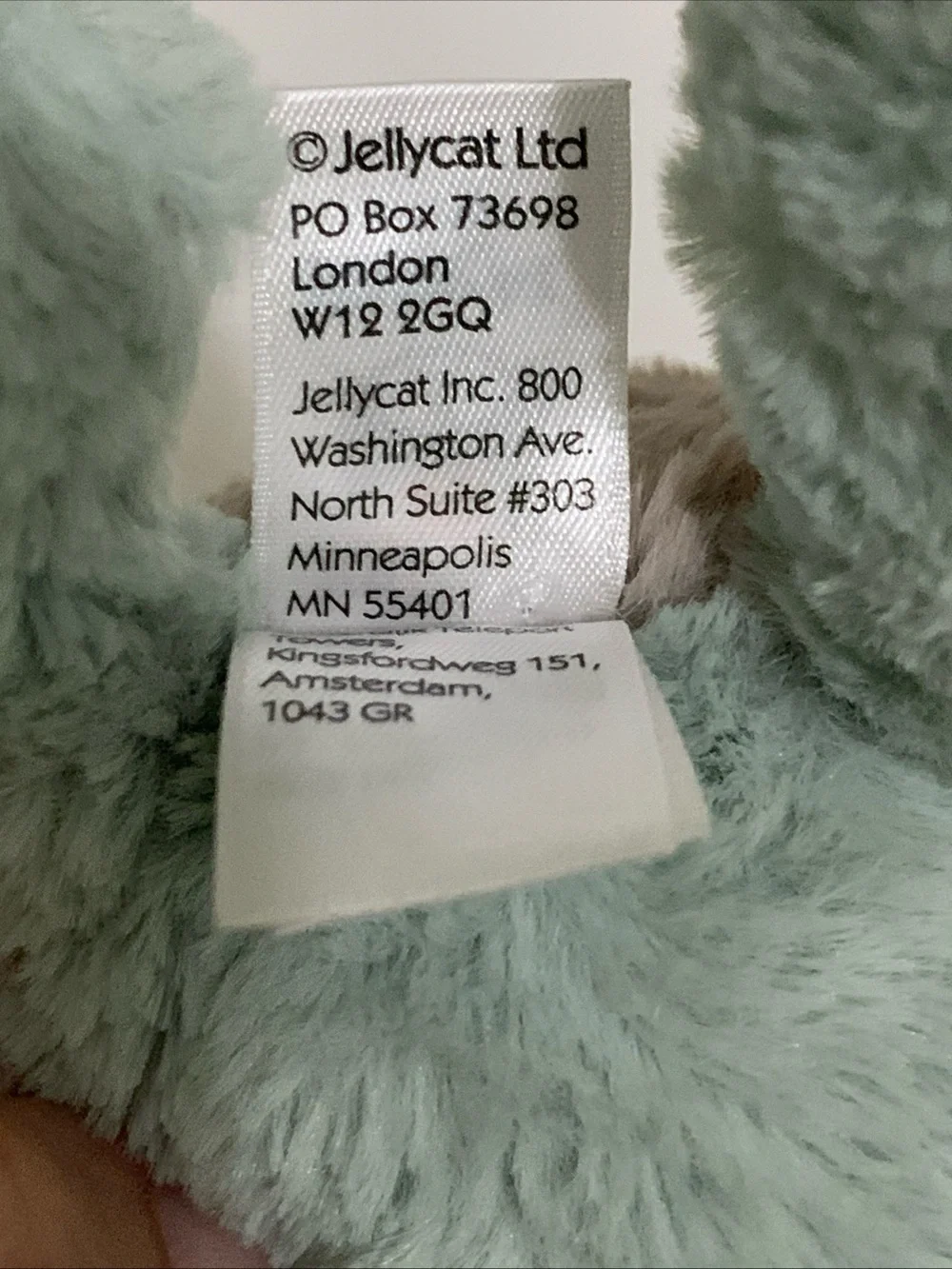 Jellycat bashful green
