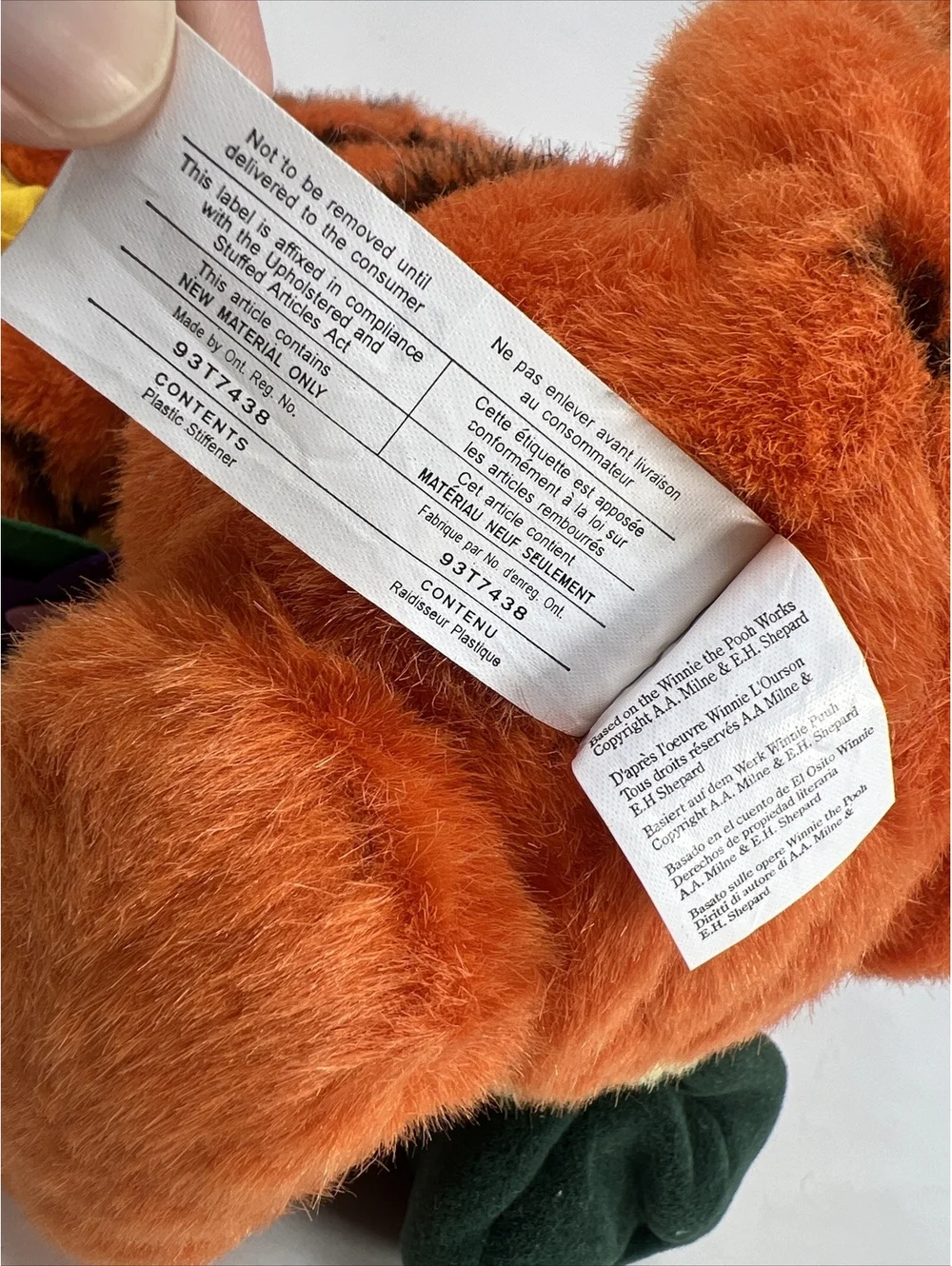 Disney vintage tigger