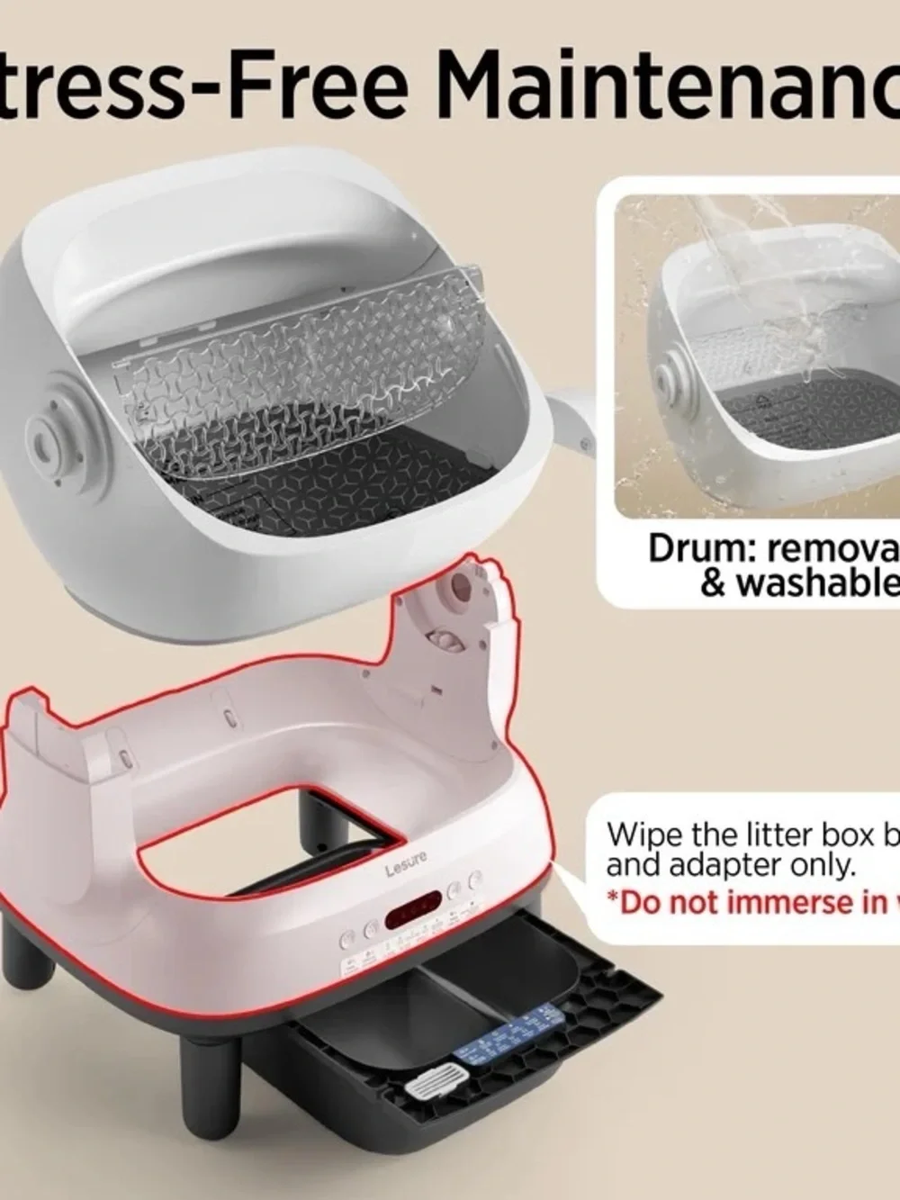 Bedsure white self